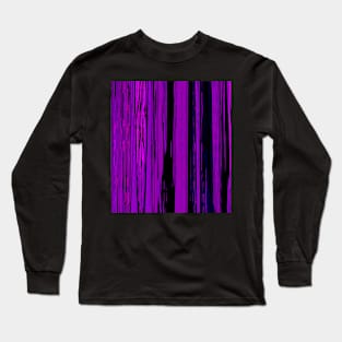 Purple Abstract Stripes 606 Long Sleeve T-Shirt